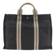 Hermès Vintage Pre-owned Bomull totevskor Blue, Dam