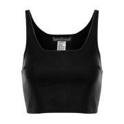 Ermanno Scervino Stilfull TOP för Modeentusiaster Black, Dam