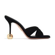 Aquazzura Stiliga Mules för Modemedvetna Kvinnor Black, Dam