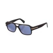 Salvatore Ferragamo Fyrkantig Ram Acetat Solglasögon Blue, Dam