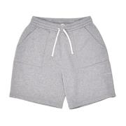 Pop Trading Company Tränings Jogger Shorts Gray, Herr