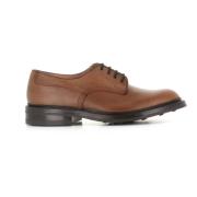 Tricker's Platta Skor Cognac Derby Hantverk Brown, Herr