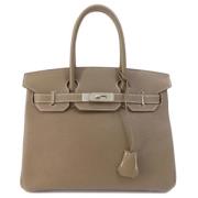 Hermès Vintage Pre-owned Laeder handvskor Gray, Dam