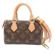 Louis Vuitton Vintage Pre-owned Canvas louis-vuitton-vskor Brown, Dam