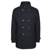 Herno Stilig Peacoat med Sele Blue, Herr