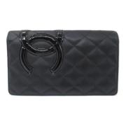 Chanel Vintage Pre-owned Laeder plnbcker Black, Dam