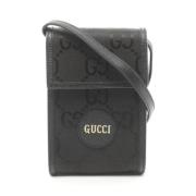 Gucci Vintage Pre-owned Laeder crossbodyvskor Black, Dam