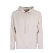 Paolo Pecora Merino Hoodie Sweater Beige, Herr