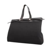 Hermès Vintage Pre-owned Canvas totevskor Black, Dam