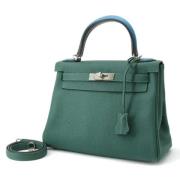 Hermès Vintage Pre-owned Laeder handvskor Green, Dam