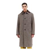 Dries Van Noten Coats Brown, Herr