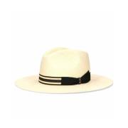 Borsalino Stilig Fedora Hatt för Män Beige, Herr