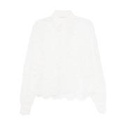 Ermanno Scervino Casual Skjorta med Unik Design White, Dam