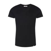 Orlebar Brown Svart Bomull T-Shirt Black, Herr