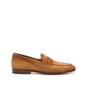 Santoni Snygga Loafers för Män Brown, Herr