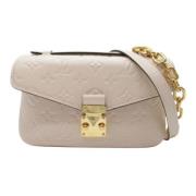 Louis Vuitton Vintage Pre-owned Laeder louis-vuitton-vskor Beige, Dam