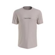 Calvin Klein Crew Neck T-Shirt Beige, Herr