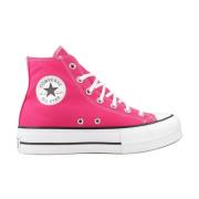 Converse Höjda Chuck Taylor Sneakers Pink, Dam