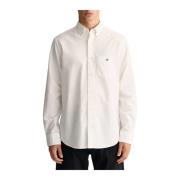 Gant Klassisk Oxford Skjorta White, Herr