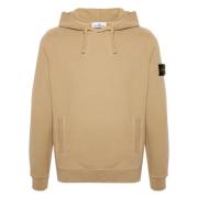 Stone Island Vit Klassisk Huvtröja Beige, Herr