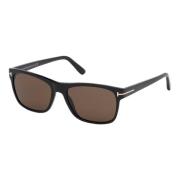 Tom Ford Svart/brun solglasögon Giulio FT 0698 Black, Unisex