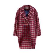 Essentiel Antwerp Oversized Tweedrock Red, Dam