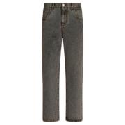 Etro Stiliga Denim Jeans Black, Herr