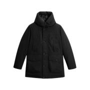 Woolrich Arctic Parka i Svart Poly Twill Black, Herr