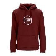 Dolly Noire Logo Hoodie Bordeaux Långärmad Sweatshirt Red, Herr