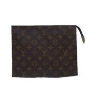 Louis Vuitton Vintage Pre-owned Canvas kuvertvskor Brown, Dam