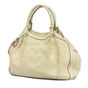 Gucci Vintage Pre-owned Laeder totevskor Beige, Dam