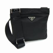 Prada Vintage Pre-owned Nylon prada-vskor Black, Dam