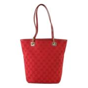 Gucci Vintage Pre-owned Canvas gucci-vskor Red, Dam