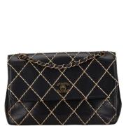 Chanel Vintage Pre-owned Laeder chanel-vskor Black, Dam