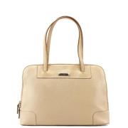 Gucci Vintage Pre-owned Laeder handvskor Beige, Dam