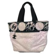 Chanel Vintage Pre-owned Canvas chanel-vskor Pink, Dam