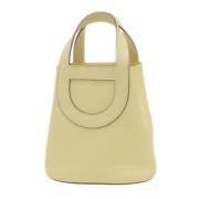 Hermès Vintage Pre-owned Laeder handvskor Beige, Dam