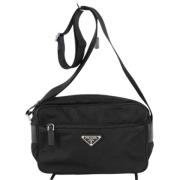 Prada Vintage Pre-owned Nylon prada-vskor Black, Dam