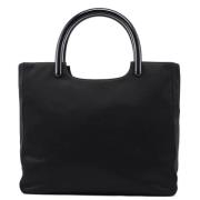 Prada Vintage Pre-owned Plast handvskor Black, Dam