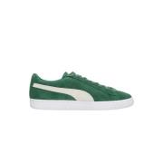 Puma Klassisk Mocka Låg Sneaker Vine/Vit Green, Herr