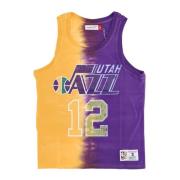 Mitchell & Ness Utah Jazz Tie Dye Tank Top Multicolor, Herr