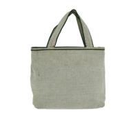 Prada Vintage Pre-owned Canvas handvskor Beige, Dam