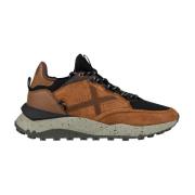 Munich Brun Sportig Textil Sneakers Brown, Herr