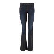 Diesel Stretch bomull slim fit mörk denim Blue, Dam