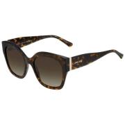 Jimmy Choo Bruna Kvinnor Solglasögon Fyrkantig Gradient Brown, Dam