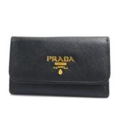 Prada Vintage Pre-owned Laeder plnbcker Black, Unisex