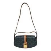 Celine Vintage Pre-owned Belagd canvas celine-vskor Brown, Dam