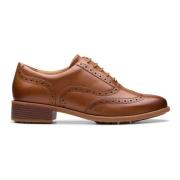 Clarks Klassisk snörsko - brun Brown, Dam