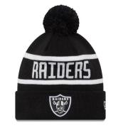 New Era Svart Raiders NFL Beanie Black, Unisex