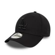 New Era Svart Dodgers Monokrom Keps Black, Herr